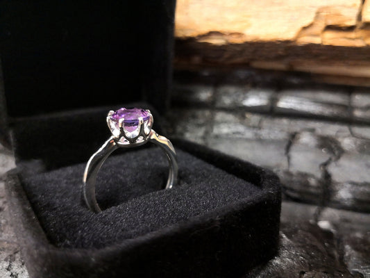 Amethyst Crown ring