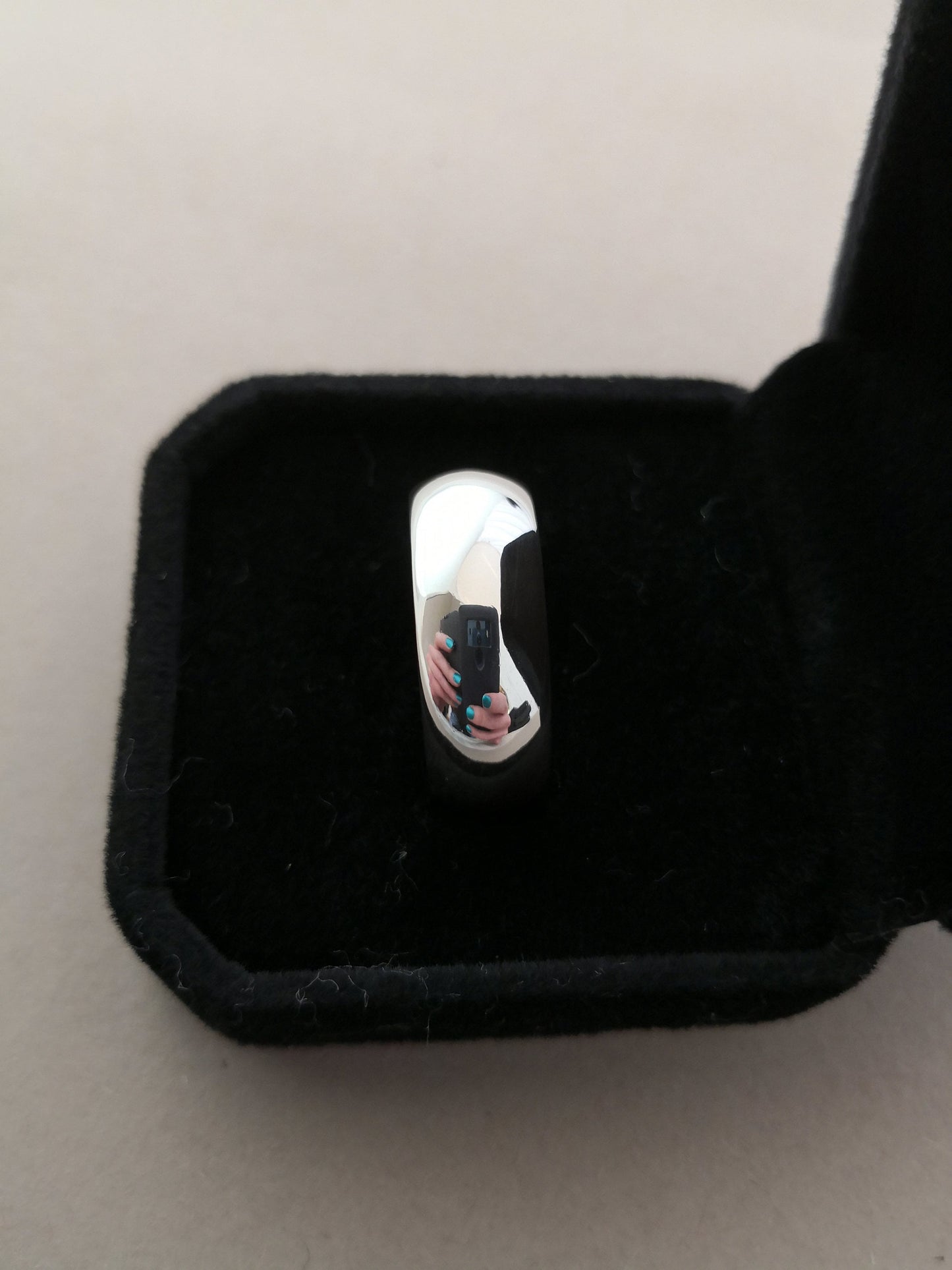 Cold Forged Massive Silver Ring