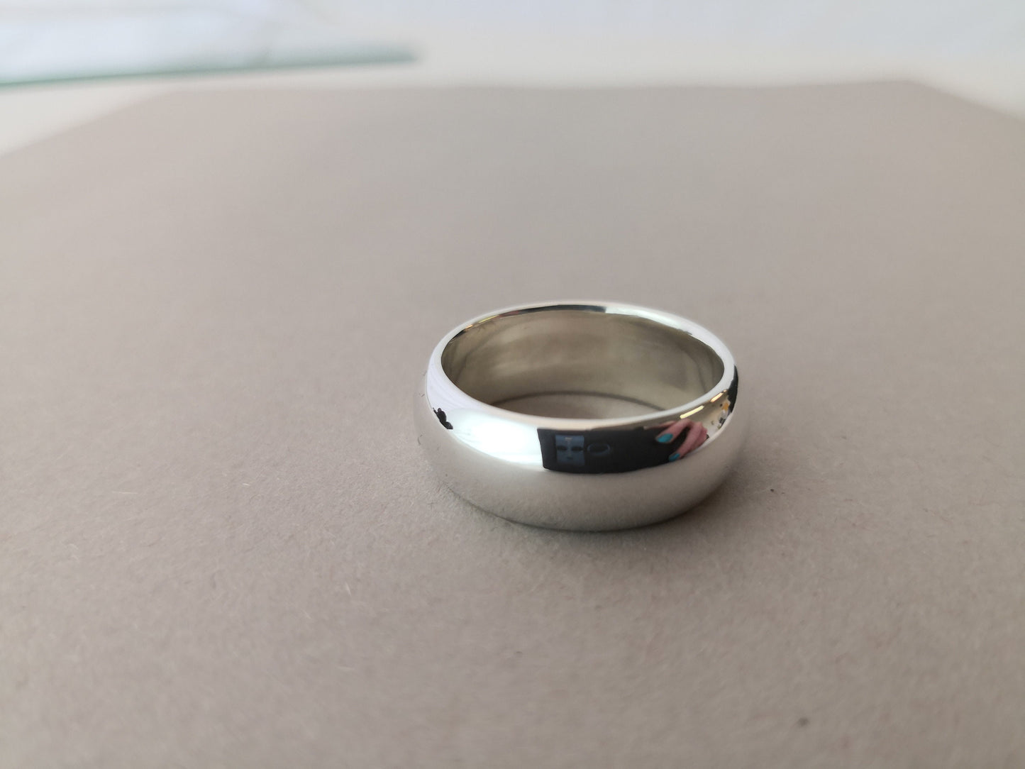 Cold Forged Massive Silver Ring