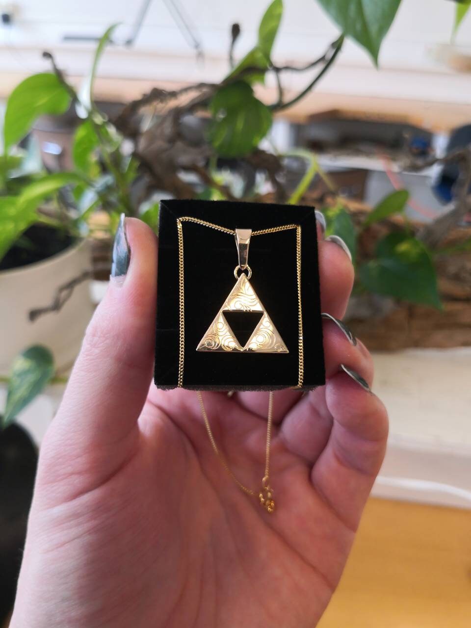 Triforce - Legend of Zelda inspired 14K Gold -Pendant