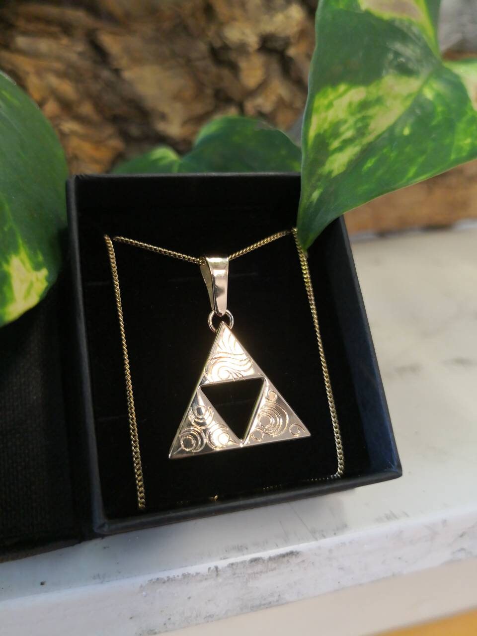Triforce - Legend of Zelda inspired 14K Gold -Pendant