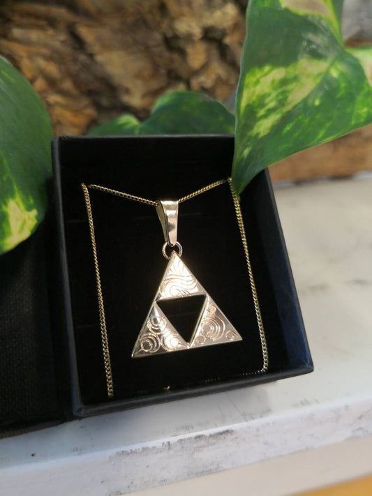 Triforce - Legend of Zelda inspired 14K Gold -Pendant