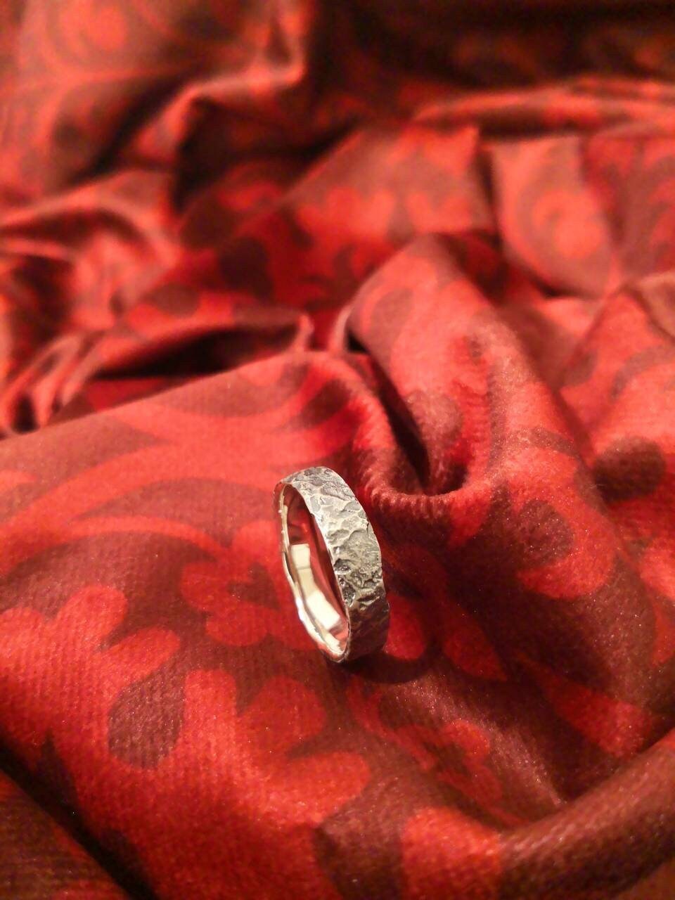 Hand Forged "Mountain" Ring