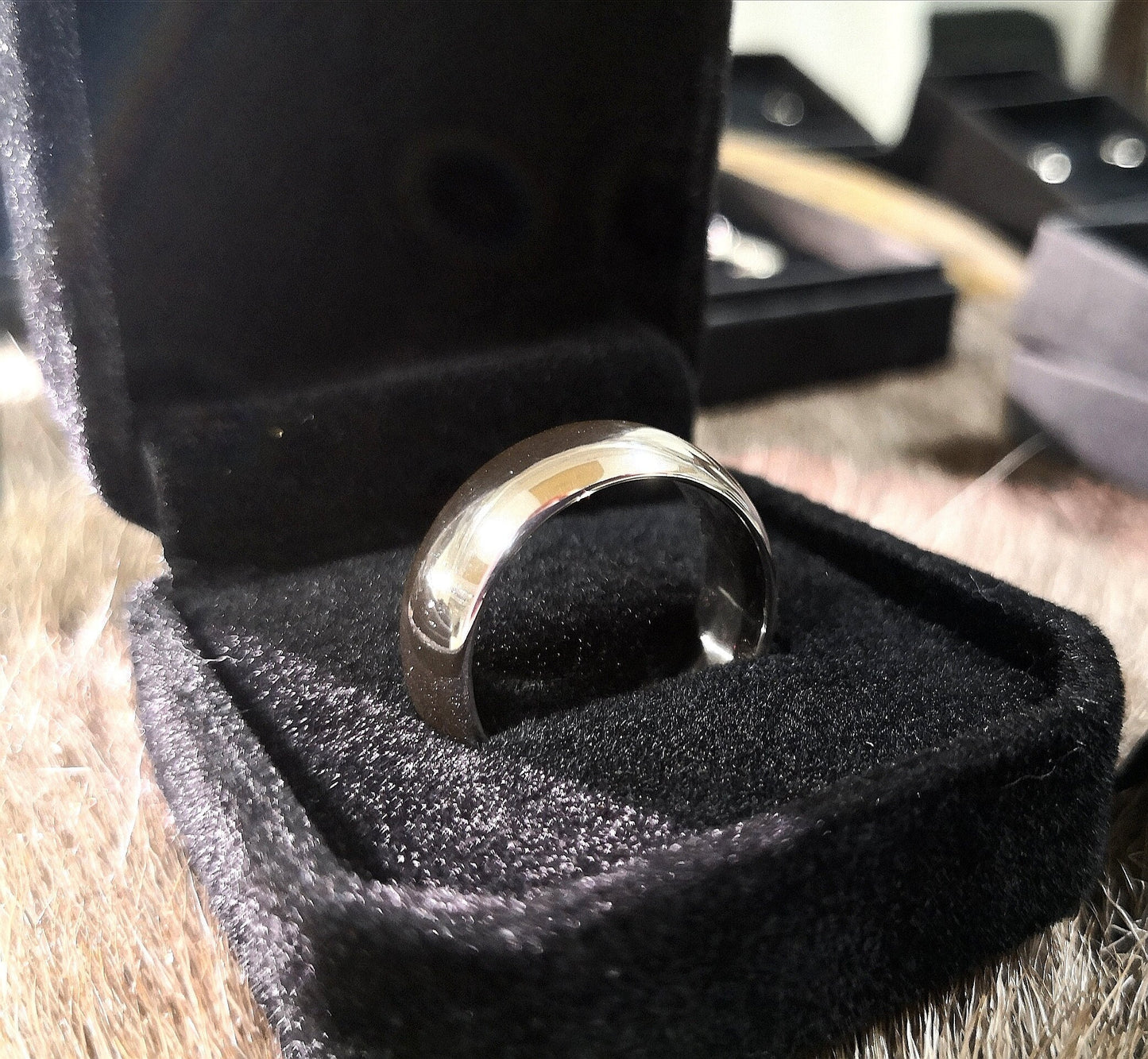 Cold Forged Massive Silver Ring