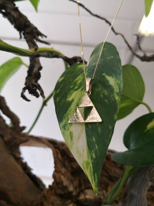 Triforce - Legend of Zelda inspired 14K Gold -Pendant