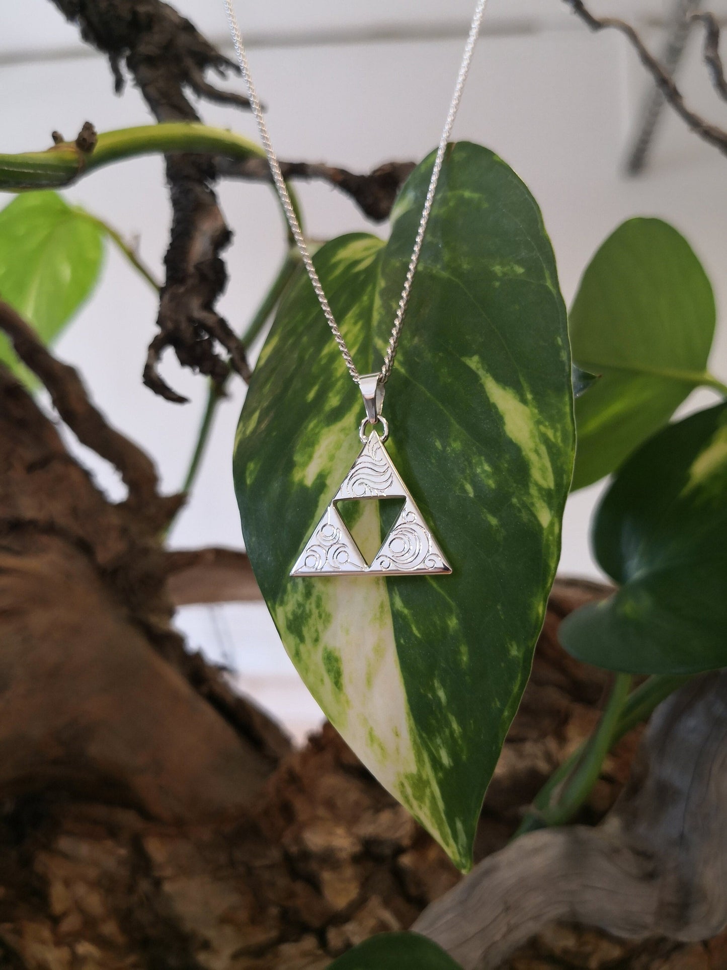 Triforce - Legend of Zelda inspired Sterling Silver Pendant