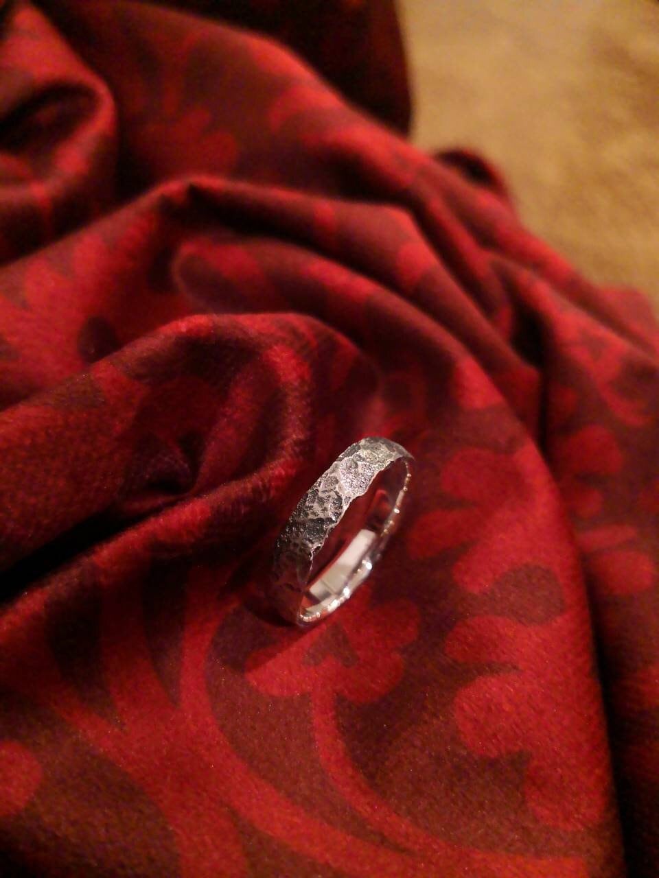 Hand Forged "Mountain" Ring