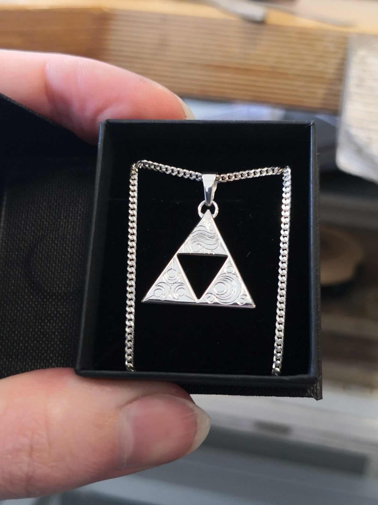 Triforce - Legend of Zelda inspired Sterling Silver Pendant