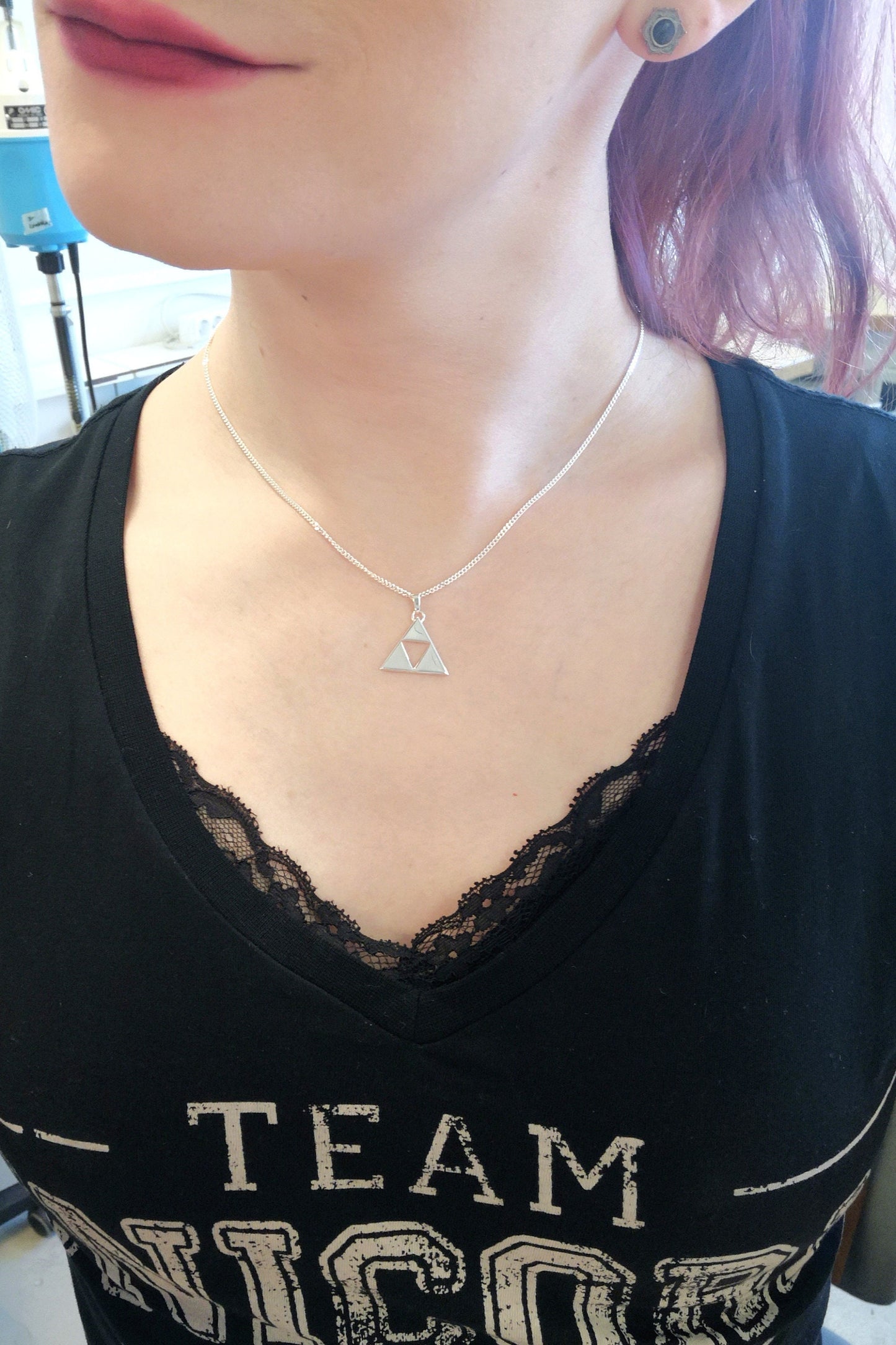 Triforce - Legend of Zelda inspired Sterling Silver Pendant