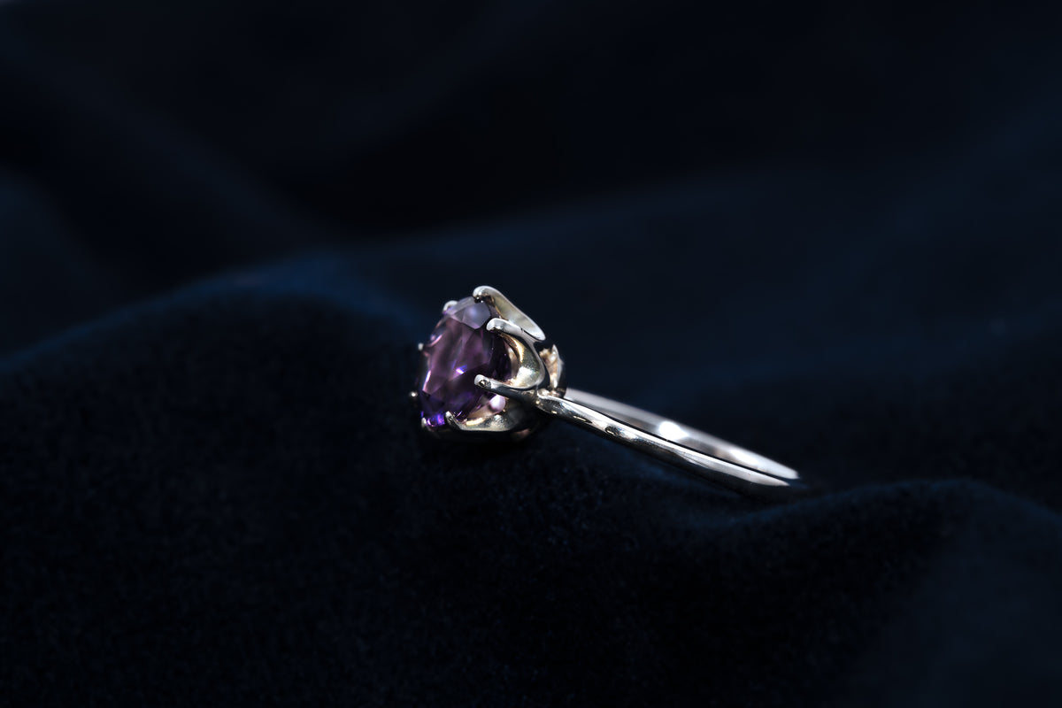 Amethyst Crown ring